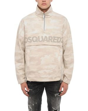 DSquared² Mock Collar Jacket - Natural