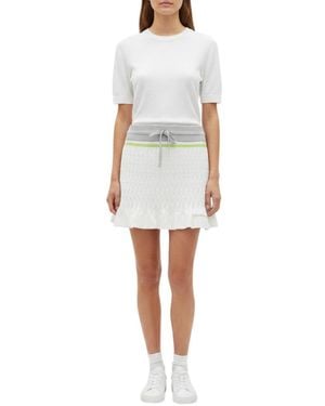 CASABLANCA Regular Mini Skirt - White