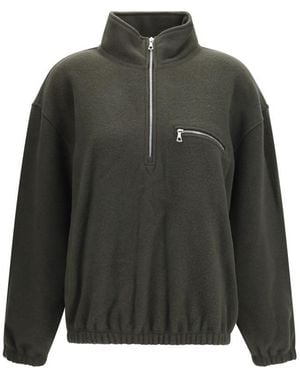 Rier Solid Mock Collar Jacket - Gray