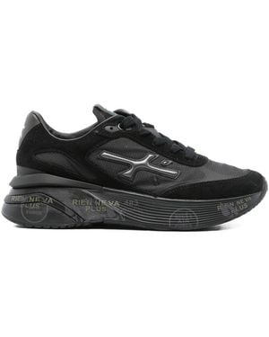 Premiata Lace-Up Sneakers - Black
