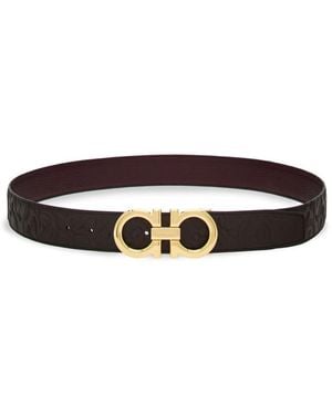 Ferragamo Cut To Size Reversible Belt - Brown
