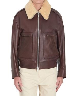 Bottega Veneta Shirt Collar Jacket - Brown