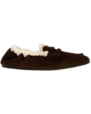 Miu Miu Mocassini Loafers - White