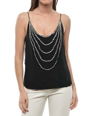 Stella McCartney Scoop Neck Top - Black