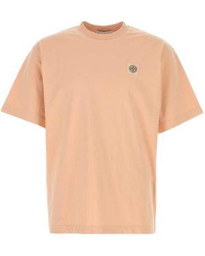 Stone Island Crewneck Logo T-Shirt - White