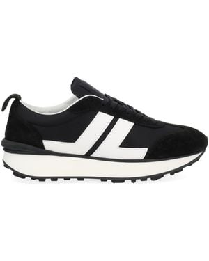 Lanvin Color Block Sneakers - Black