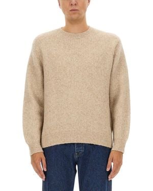 sunflower Crew Neck Jumpers - Natural
