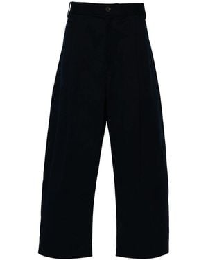 Studio Nicholson Cotton Trousers - Blue