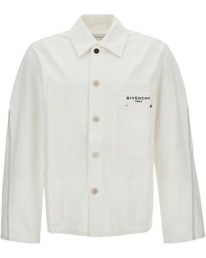 Givenchy Shirt Collar Jacket - White