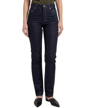 BOSS Regular High Rise Jeans - Blue