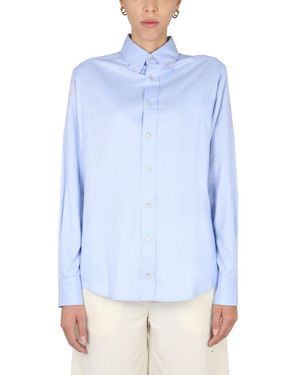 Ballantyne Regular Solid Shirt - Blue