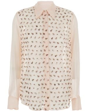 Dries Van Noten Regular Embellished Shirt - White