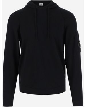 C.P. Company Long Sleeves Hoodie - Black