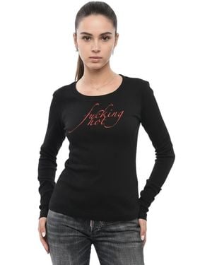 DSquared² Graphic Crew Neck T-Shirt - Black