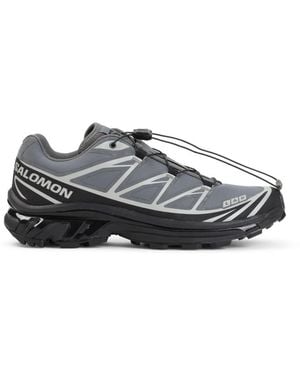 Salomon Xt-6 Protective Low-Top Sneakers - Gray