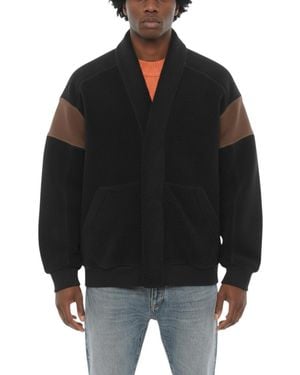 Ambush Shawl Neck Bomber Jacket - Black