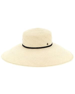 Maison Michel Rena Textured Summer Hat - Natural
