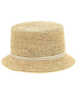 Maison Michel Lila Woven Summer Hat - Natural