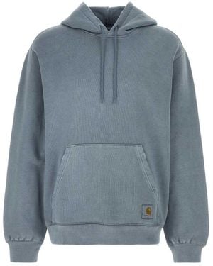 Carhartt Relaxed Logo Hoodie - Blue