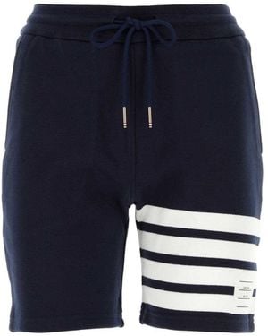 Thom Browne Cotton Shorts - Blue