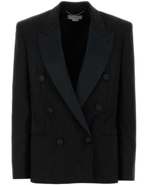 Stella McCartney Peaked Lapel Blazer - Black