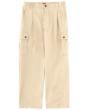 HUGO Relaxed Cargo Trouser - Natural