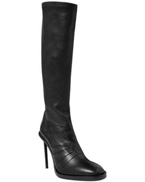 Ann Demeulemeester Solid Heel Boots - Black