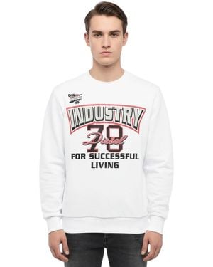 DIESEL Crew Neck Sweatshirt - White