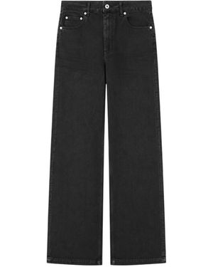 Rick Owens High Rise Jeans - Black