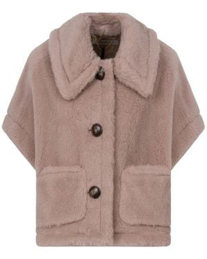 Max Mara Wool Furr Jacket - Gray