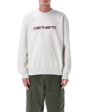 Carhartt Logo Sweatshirt - Gray