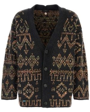 Alanui Embroidered Grunge Beat Cardigan - Black