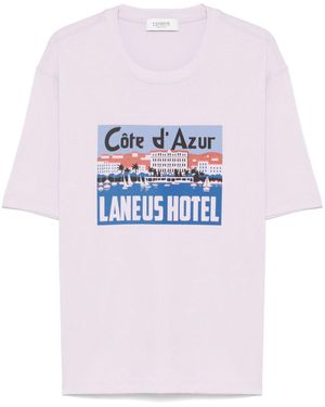 Laneus Crewneck T-Shirt - Pink