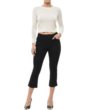 Mugler Bootcut Mid Rise Jeans - Black