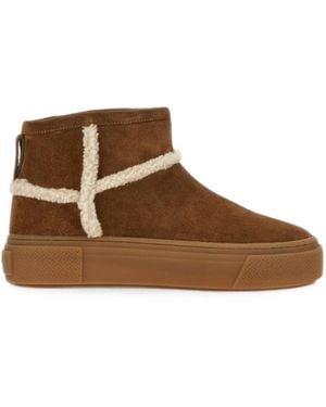 Hogan Crosswind Ankle Boots - Brown