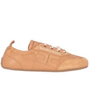 Elisabetta Franchi Low-Top Leather Sneakers - Pink