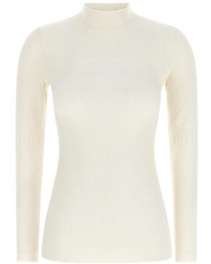 Perfect Moment Knitted Turtle Neck Jumper - White