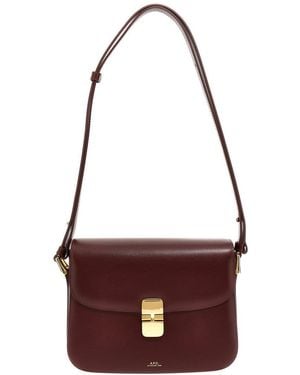 A.P.C. Grace Small Crossbody Bag - Red