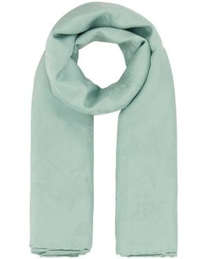 McQueen Light Silk Foulard - Green
