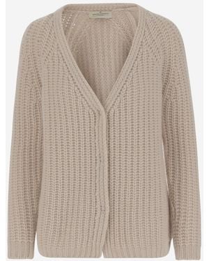 Bruno Manetti Wool Cardigan - Brown