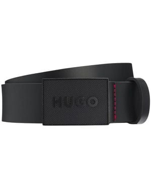 HUGO Solid Belt - Black