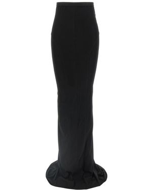 スカート RICK OWENS 'Jersey Lido' skirt Black Rick Owens Jersey Lido Skirt in Black | Lyst