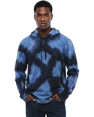 DIESEL Tie-Dye Regular Hoodie - Blue