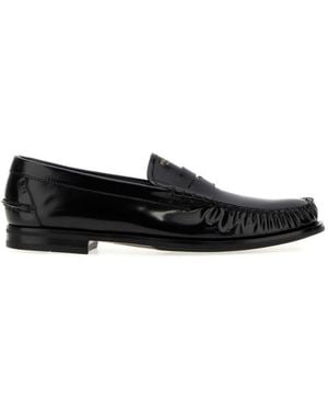 Prada Leather Loafers - Black
