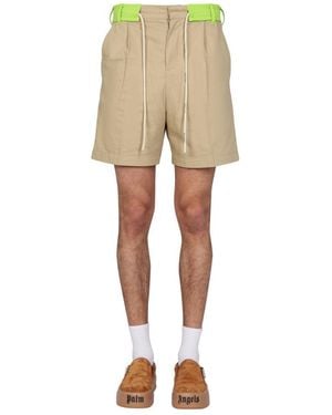 Palm Angels Solid Shorts - Natural