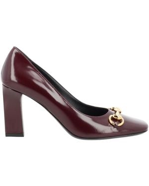 Gucci Slip On Pumps - Brown