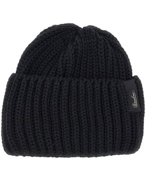 Borsalino Knitted Beanies Cap - Blue