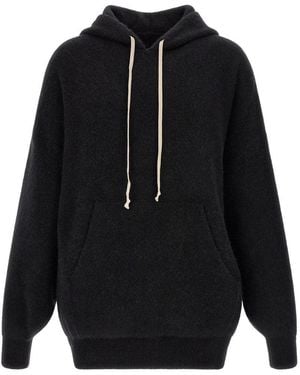 Rick Owens Solid Hoodie - Blue