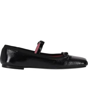 Vivetta Leather Ballet Flats - Black