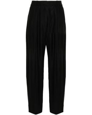 Studio Nicholson Wool Wide Leg Pants - Black
